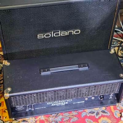 Soldano Avenger Hot Rod 100 Watt w Soldano Cab circa 2006-2009 - tolex image 3
