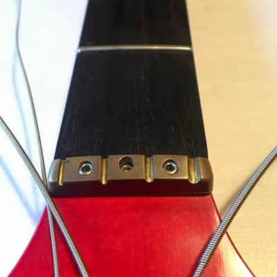 Alembic Essence 4-String 1991 Flame Maple / Trans Red image 17