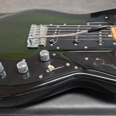 1981 Burns Marvin Greenburst Hank Marvin Signature Brazilian Mahogany Catalog Guitar Made in England UK Lawsuit Scroll Headstock The Shadows Green Burst Jim Burns Actualizers LTD 1979-1983 80s Vintage British image 14