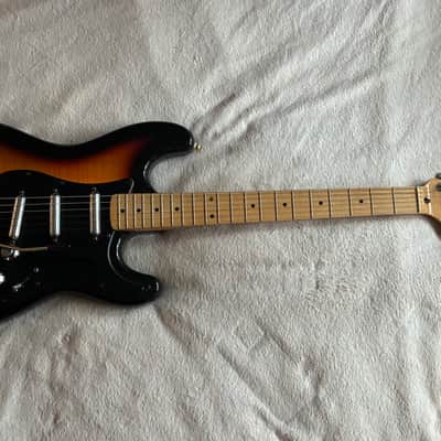 Fender Squire Stratocaster 2017 - Tri colored flame maple top image 1