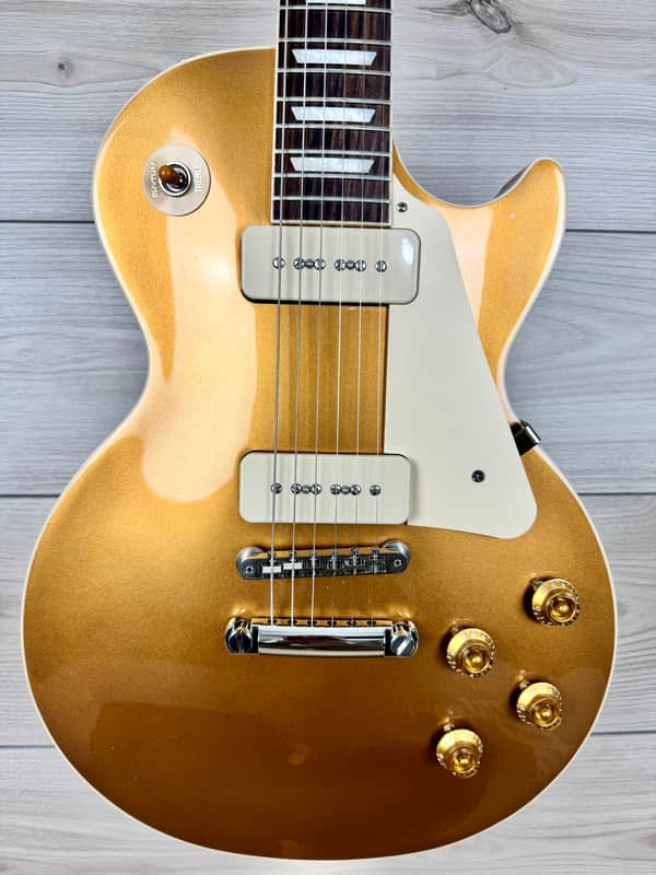 Gibson Les Paul Standard '50s P90 Electric Guitar - Gold Top image 1