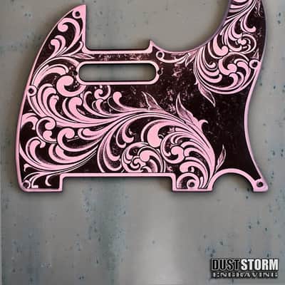 Telecaster 8 Hole Pickguard Acrylic Lavender Mirror Guitar Scratch Plate for Fender American/Mexican Standard Tele Cut for Modern Style Parts image 2