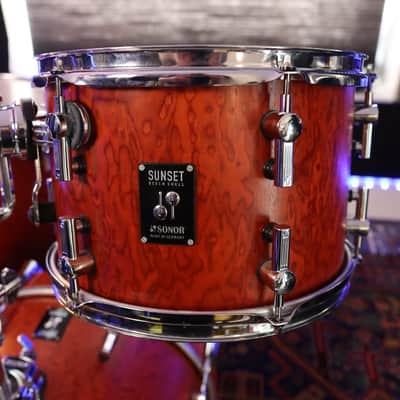 Sonor made in Germany Sunset beech limited edition 3 pc drum set + bags and extras image 15