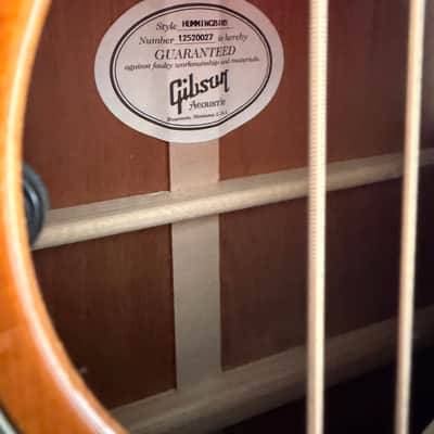 2010 Gibson Hummingbird Standard w/ LR Baggs Element Electronics – Cherry Sunburst – Excellent Condition – Original USA Bozeman Build – OHSC image 4