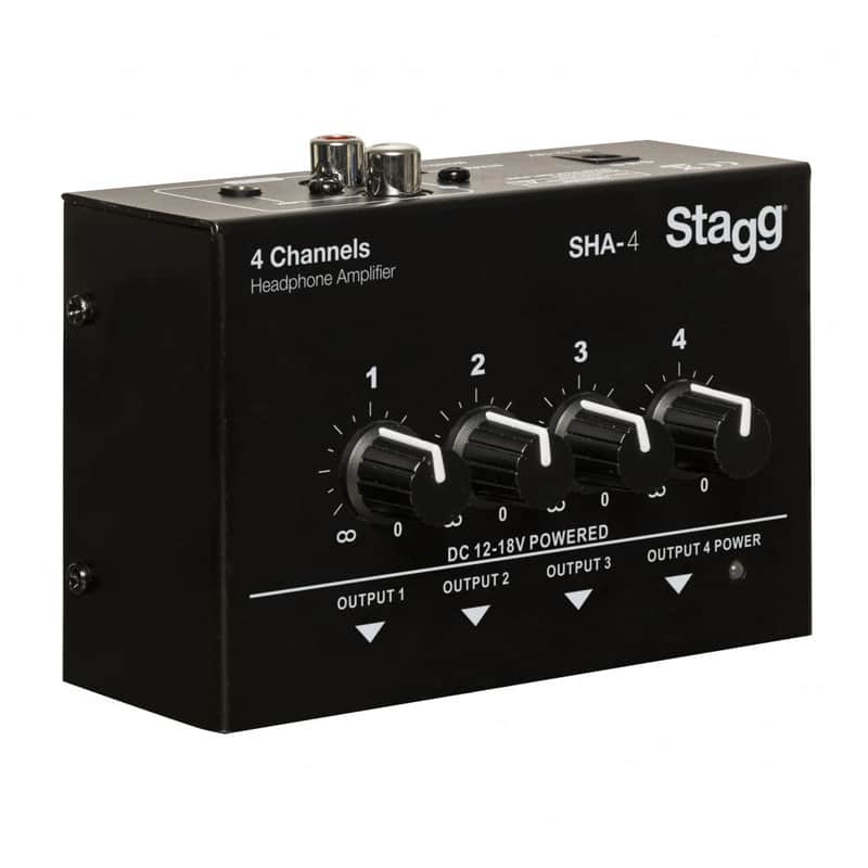 Stagg 4 Channel Headphone Amplifier image 1