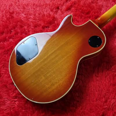 Rare - Aria Pro II LC-800 1977 - Cherry Sunburst - Les Paul Custom - Ebony Fretboard & Mother Of Pearl Inlays - Made In Japan - MIJ image 11
