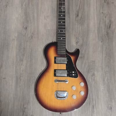 Early 70's Global LP-70 Electric Guitar With Padded Case image 2