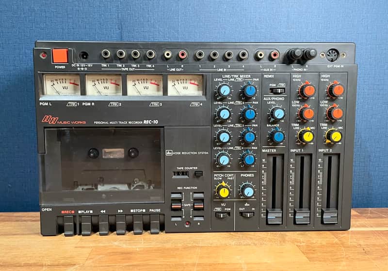 Music Works REC-10 4-Track Cassette Recorder 80s Japan [VERY RARE] image 1