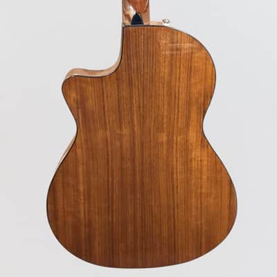 Fender CN-140SCE Thinline Concert Nylon String Acoustic Guitar w/ Case - Natural image 4