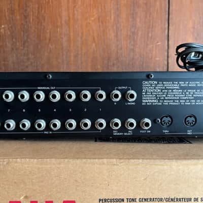 YAMAHA PTX8 PERCUSSION TONE GENERATOR drum synth w/ box New internal battery image 7