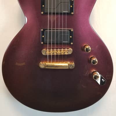ESP LTD EC-1000 Electric Guitar, Set Neck, Gold Andromeda w/ESP Form Fit Case image 3