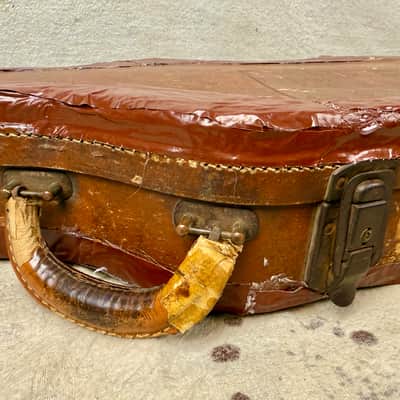 Vintage Gibson (Lifton) Les Paul 5 Latch Case Brown with Pink Interior 1950's image 16