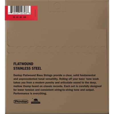 Dunlop DBFS45105S Filets plats short scale 45-105 image 2