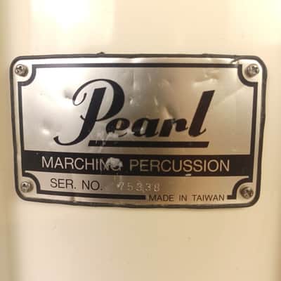 Pearl 11x13"FFX Championship Maple Marching Snare Drum White Free Floating 10Lug image 2