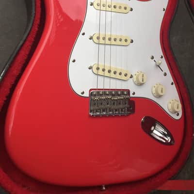 Fernandes Stratocaster LE Series - Fiesta Red MIJ - Japan Made w/ OHSC image 1
