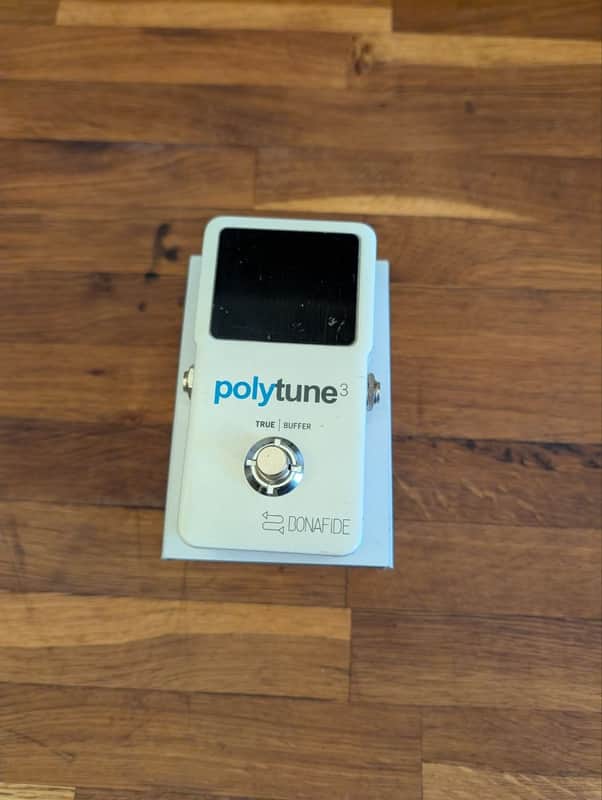TC Electronic Polytune 3 Polyphonic Tuner Pedal 2017 - Present - White image 1