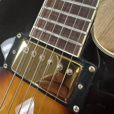 Tanglewood (No Label) Hollow-Body Archtop Electric Guitar Sunburst image 17