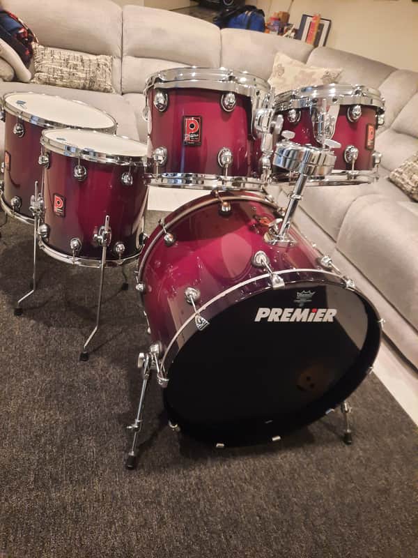 Premier Genista 6 piece -12/13/14 snare/14/16/24
