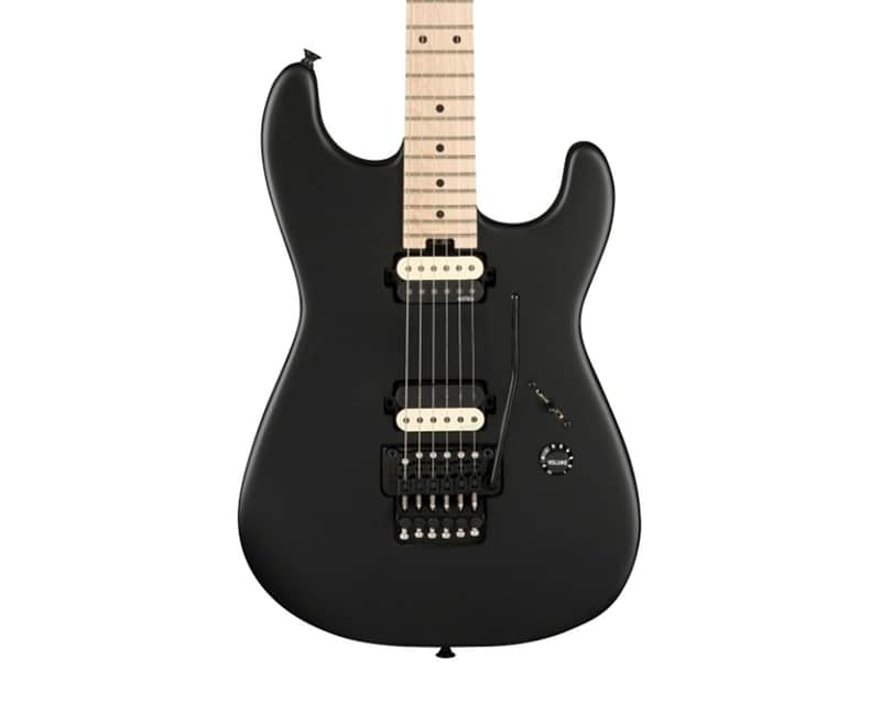 Charvel Jim Root Pro-Mod San Dimas Style 1 HH FR M - Satin Black w/ Maple FB image 1