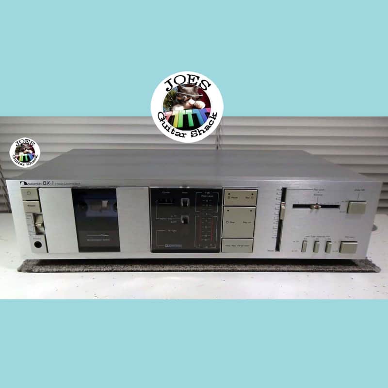 1983 Nakamichi BX-1 Silverface Stereo Cassette Deck New Belts & Complete Serviced 08-28-2025 Excellent Condition #730 image 1