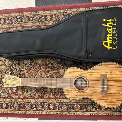 Amahi UK330C Classic Zebrawood Concert Ukulele 2010s - Natural image 7