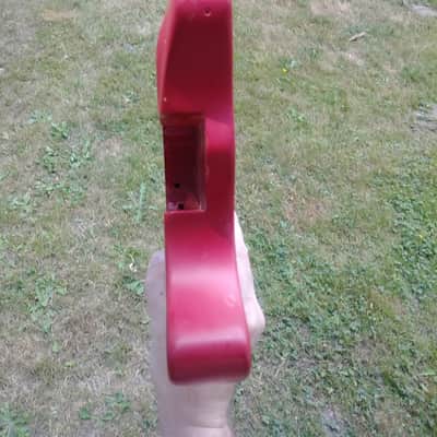 Mosrite Bluesbender Red Husk Body and Neck Vintage image 18