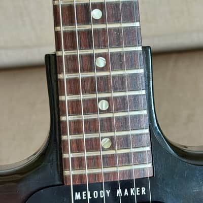 1963 Gibson Melody Maker D Factory reneck – Vibrola w/ Original Alligator Case image 11