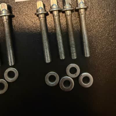 (8) Vintage Camco Snare Drum/Tom/Floor Tom Tension Rods& Chubby Washers #2 image 3
