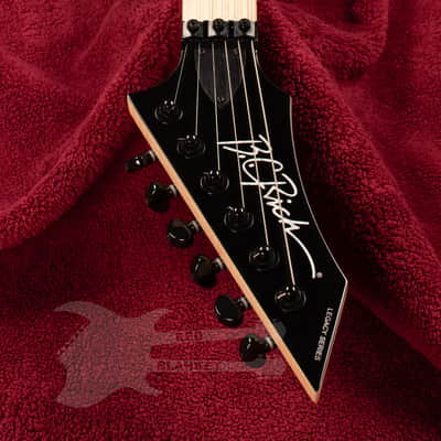 B.C. Rich Gunslinger Retro II with Floyd Rose - Red Crackle image 5
