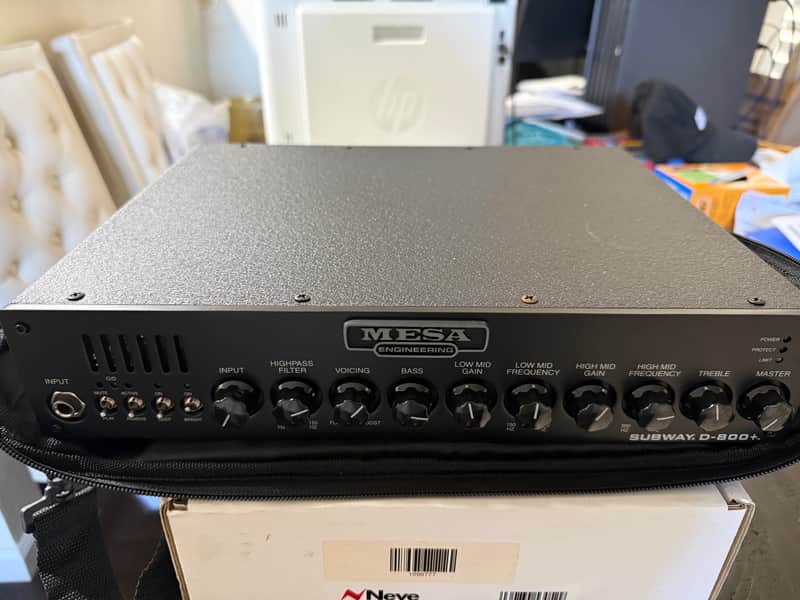 Mesa Boogie Subway D-800 800-Watt Bass Amp Head 2015 - Present - Black image 1