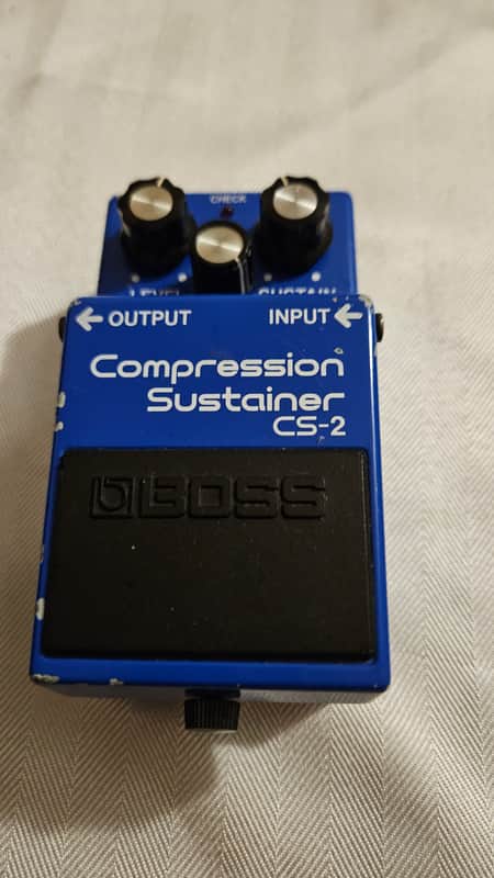 Boss CS-2 Compression Sustainer (Black Label) 1981 - 1989 - Blue image 1