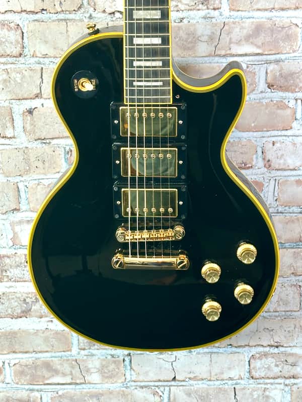Epiphone Joe Bonamassa Black Beauty Les Paul Custom Outfit 2020 - Ebony image 1
