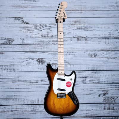 Squier Sonic Mustang SS Short-Scale Electric Guitar w/Hardtail | Sunburst (BEGINNER) image 3