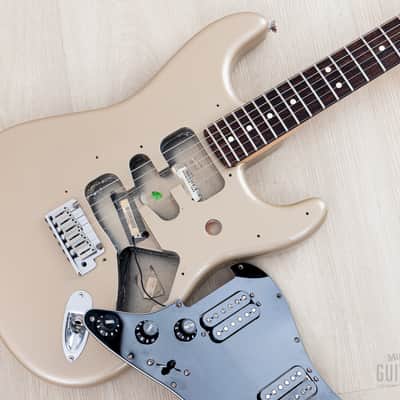 2006 Fender American Stratocaster HH Double Fat Shoreline Gold w/ S1 & Case, Big Apple image 21