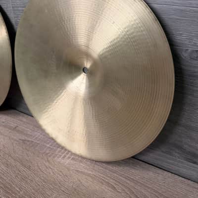Zildjian Avedis Zildjian New Beat Hi-hats - 14 inches Cymbal Pair #3186 image 17