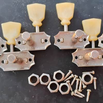 Gibson N.O.S 1952 Gibson Kluson "No Line" Tuner Set, Original Tips! Les Paul Goldtop Standard Burst 1952 image 5