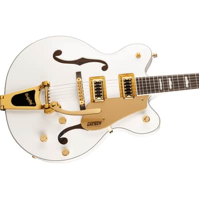 Gretsch G5422TG Electromatic Classic Hollow Body Double-Cut Bigsby Snowcrest White - Semi Acoustic Guitar image 6