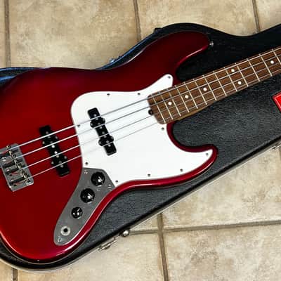 1995 Fender American Standard Jazz Bass Crimson Burst image 1