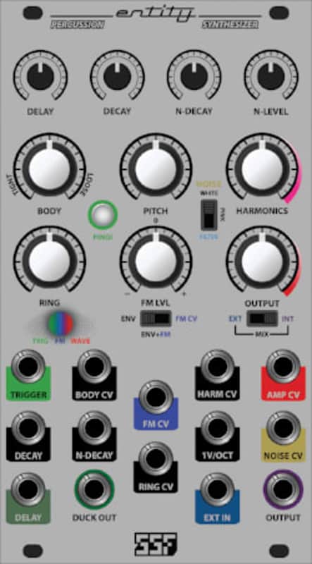 SSF ENTITY PERCUSSION SYNTHESIZER : USED : [DETROIT MODULAR] image 1