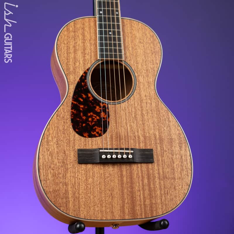 2023 Larrivee P-03 Mahogany Lefty Parlor Guitar Natural image 1