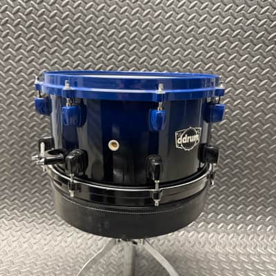 ddrum Dominio 13” x 7” Maple Snare Drum Black / Blue fade Die Cast Hoops image 9