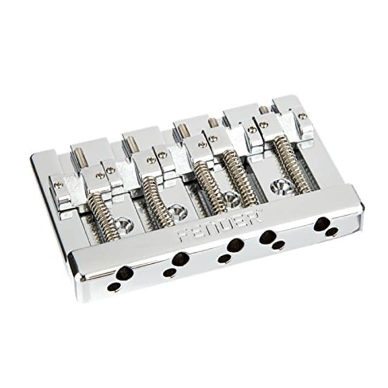 Fender® HiMass™ 5-String Bass Narrow Bridge Assembly With Brass Saddles image 1