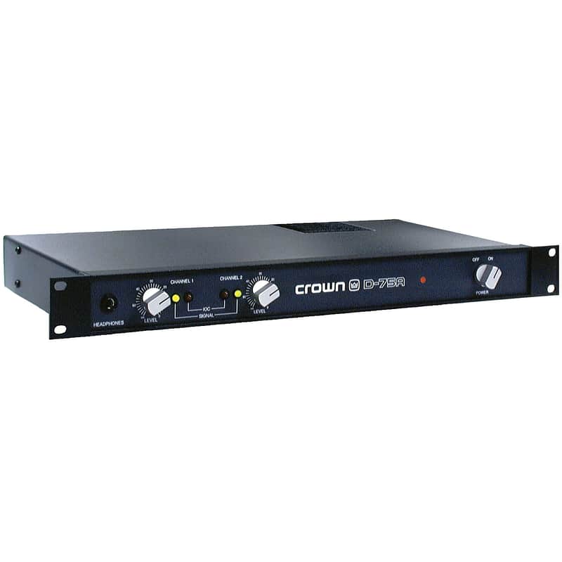 Crown D-75A 2-Channel Power Amplifier | Reverb