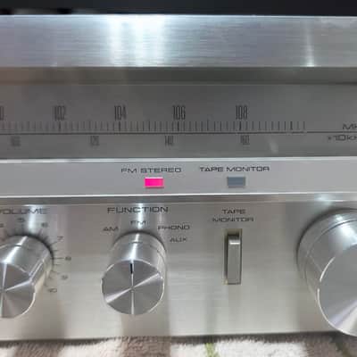 Pioneer SX-3400 1980 - Silver Front, Wood Case image 3