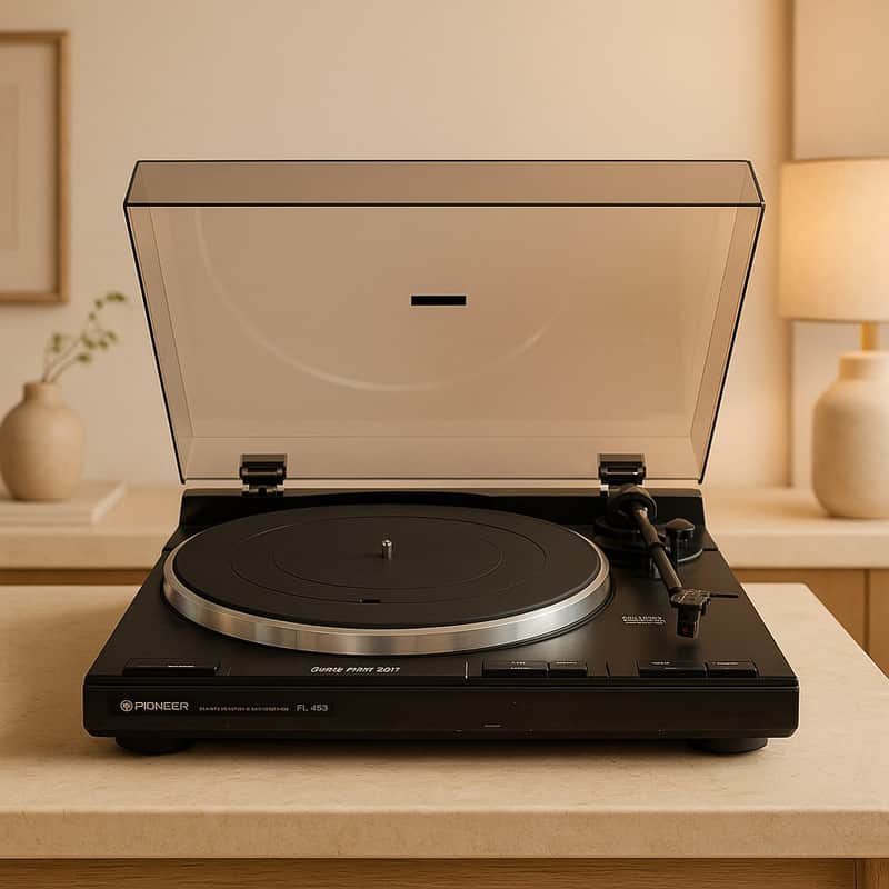 Pioneer PL-445 Rare Vintage Turntable Warranty Working Direct Drive Quartz
