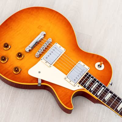 1982 Greco Mint Collection EG58-120 '58 Spec Burst Lemon Drop Sunburst, EGF-1200 Super Real, Japan Fujigen image 8