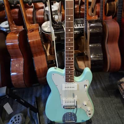 Fender limited edition Jazz-tele 2018 surf green Ny med gigbag image 2
