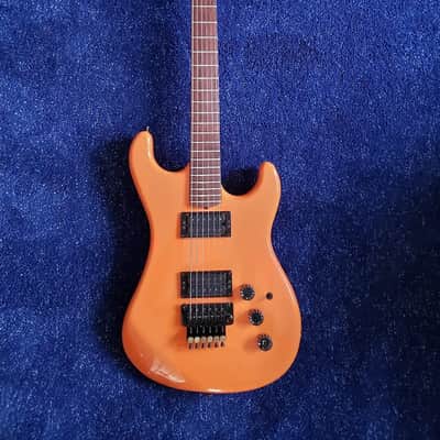Kramer Customized Parts, Carrera Neck and Pacer Imperial Body 1983-1985 Header Orange image 1