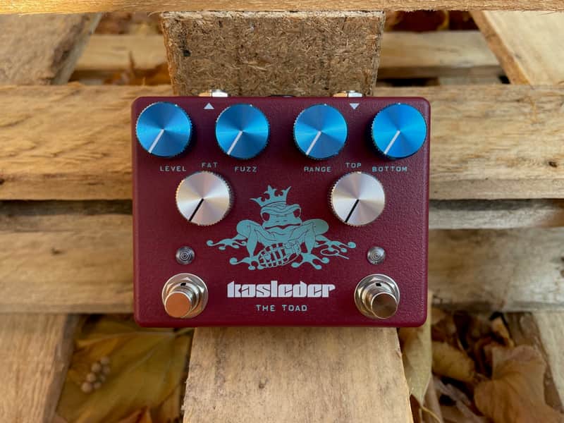 Kasleder - The Toad Germanium Fuzz & Treble Booster 2025 Wine Red