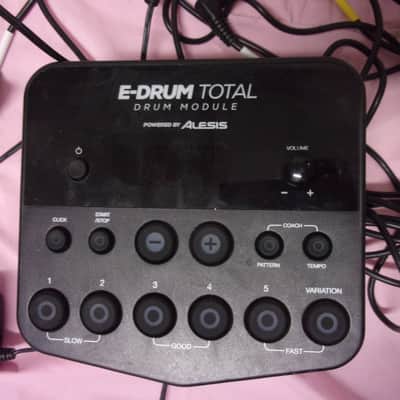 Alesis Module Electronic eDrum Total with 1/4" input Wiring Harness + Power Supply Single Zone for 3 Tom, 1 Snare, 3 Cymbals, Bass Drum, Hi-Hat MINT image 2